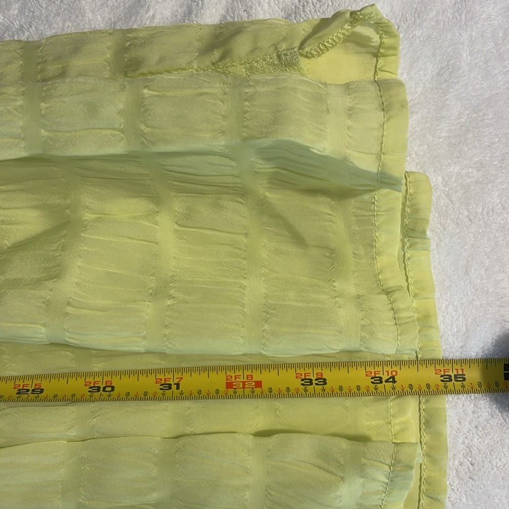 Forever 21 NWOT Top & Maxi Skirt w/slits on side Lime Green Size L - Picture 7 of 11